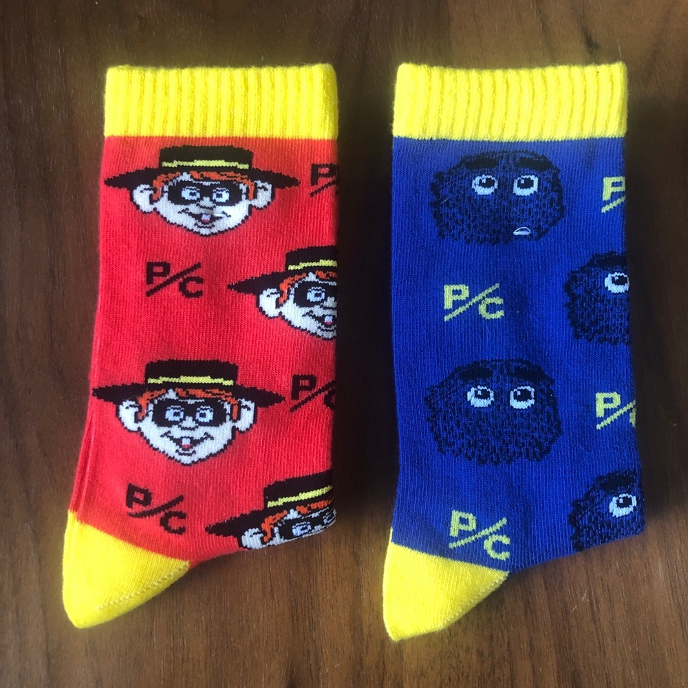 2 Pairs Colorful McDonalds Character Socks ✨ Collectible